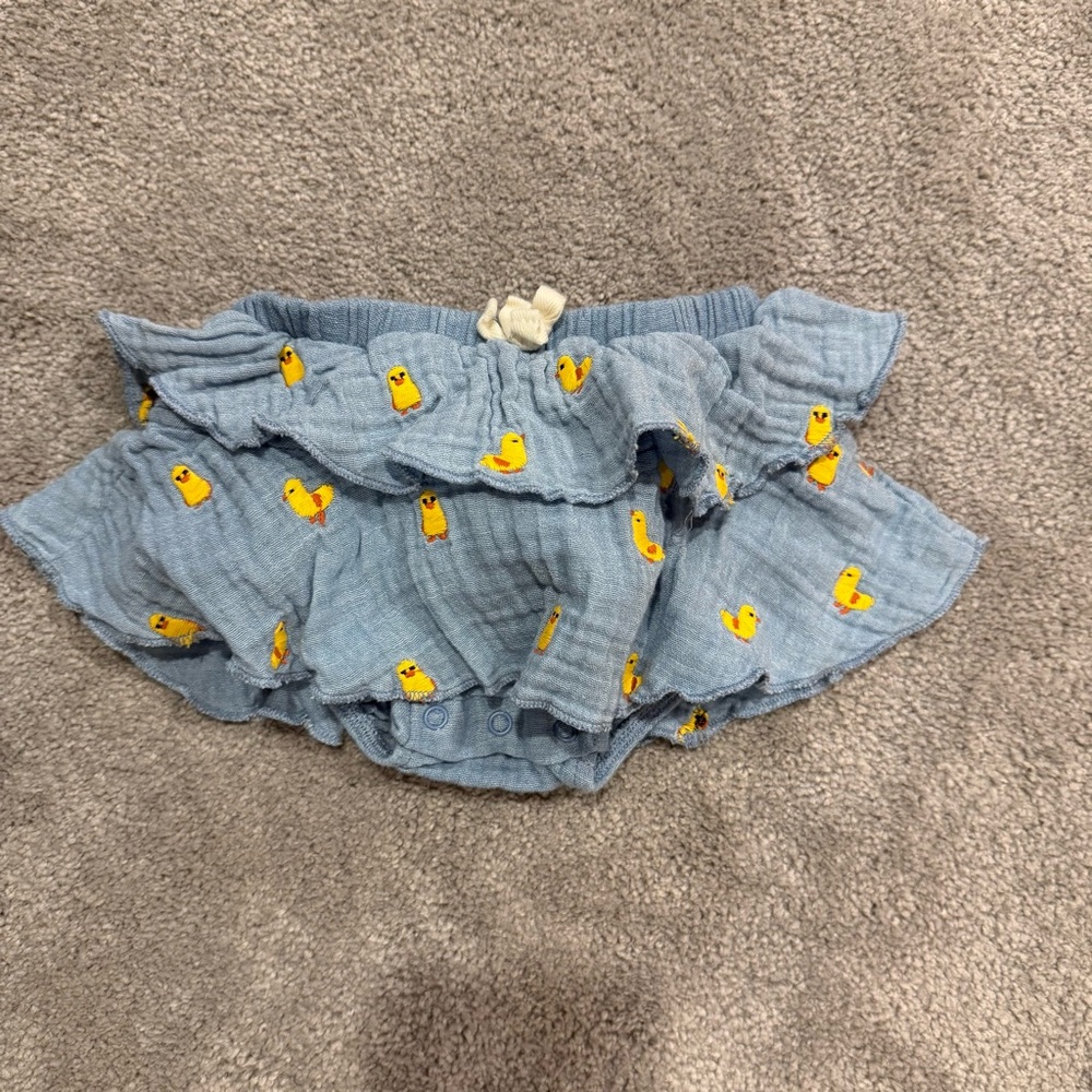 Mayoral ruffled skirt with Duck Print